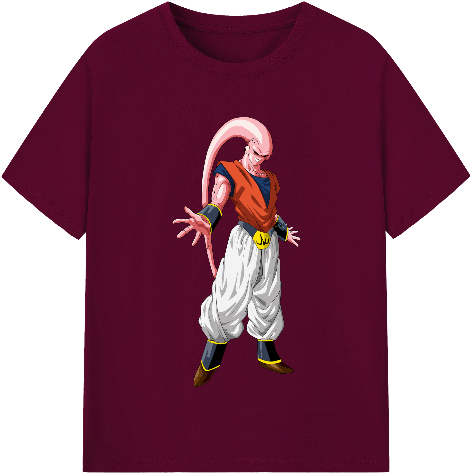 （画像用） ドラゴンボール 魔人ブウ DRAGON BALL Majin Buu レディースカジュアルプリントTシャツ（綿100％）